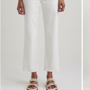 Ella Moss White Ankle Cropped Jeans